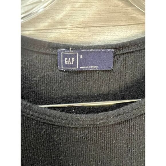 Gap Womens Black Short-Sleeve Crew Neck‎ T-Shirt Size S - Picture 4 of 4